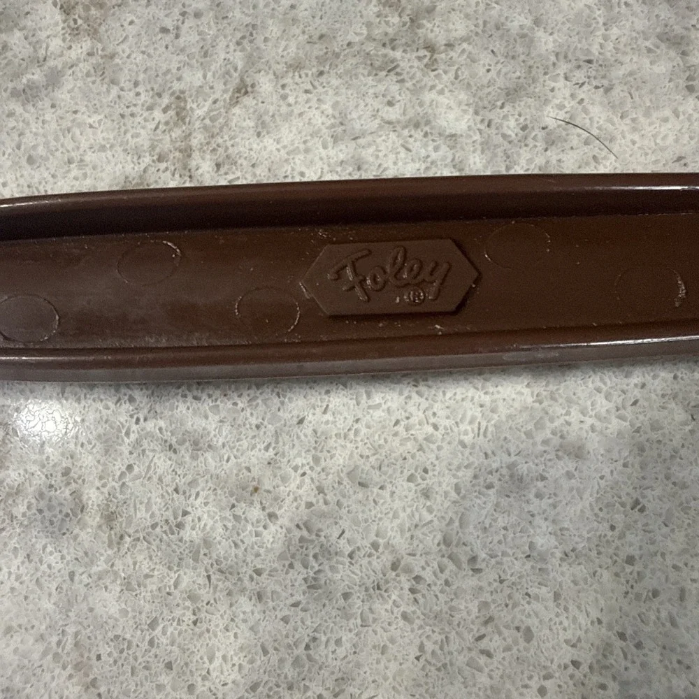 Vintage Foley Nylon Soup Stew Ladle Spoon Dipper Kitchen Utensil Brown 11 Inch